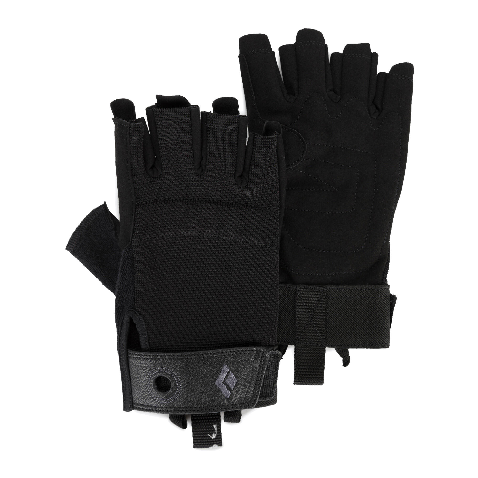 Gants demi-doigts Black Diamond Crag, noir 4/5