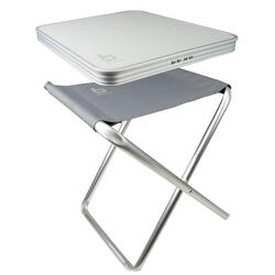 Mini tabouret pliable en aluminium Table de camping Pêche pliant Siège