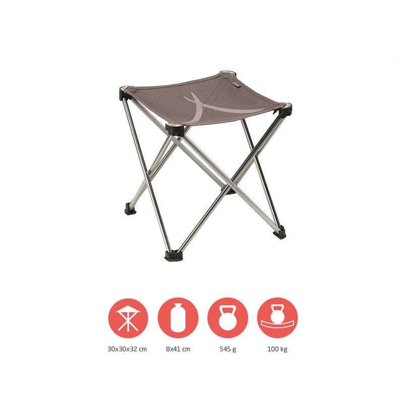 Mini tabouret pliant Sinyala pliantCamping Alu 500g Léger 100kg