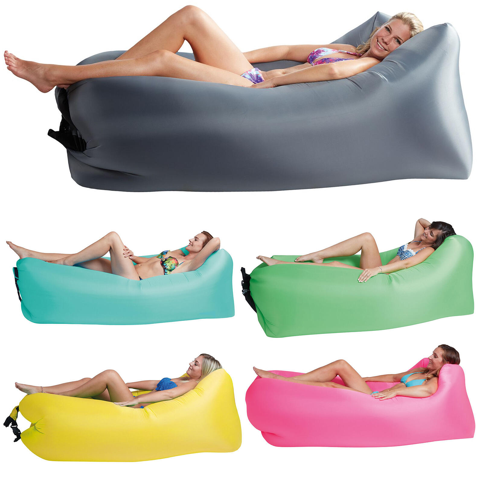 Air Lounger To Go 2 Liegesack Sitzsack Luftsofa Lounge Couch Aufblasbar HAPPY PEOPLE Decathlon