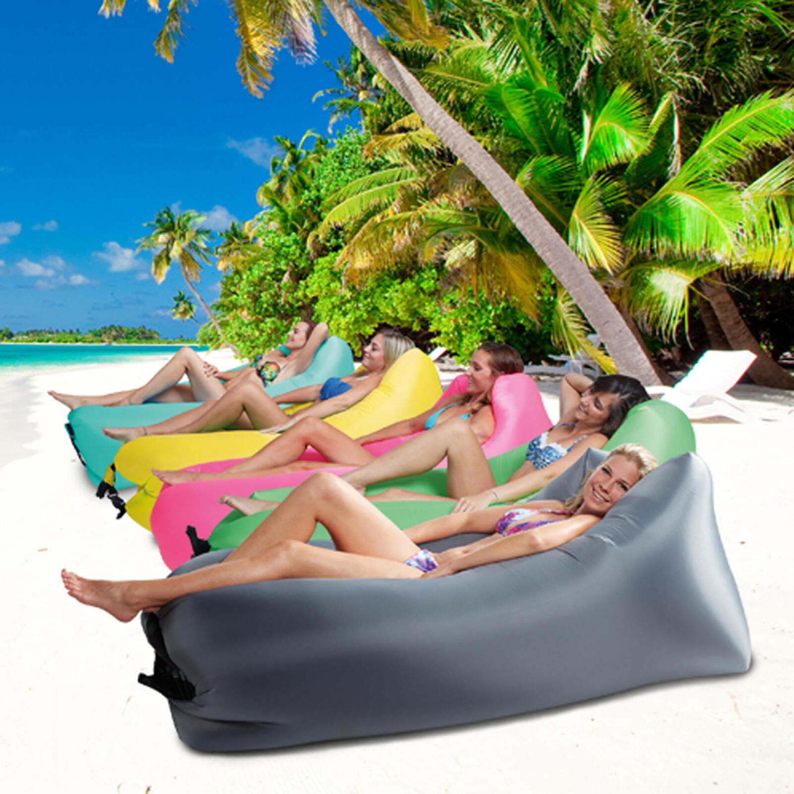 Air Lounger To Go 2 Liegesack Sitzsack Luftsofa Lounge Couch Aufblasbar HAPPY PEOPLE Decathlon