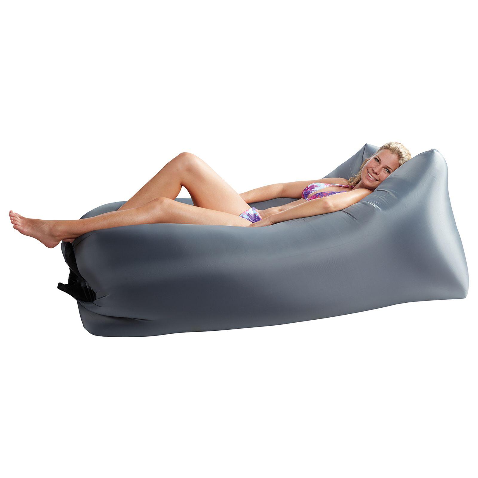 HAPPY PEOPLE Air Lounger To Go 2 Zitzak Sofa Lounge Couch Opblaasbare