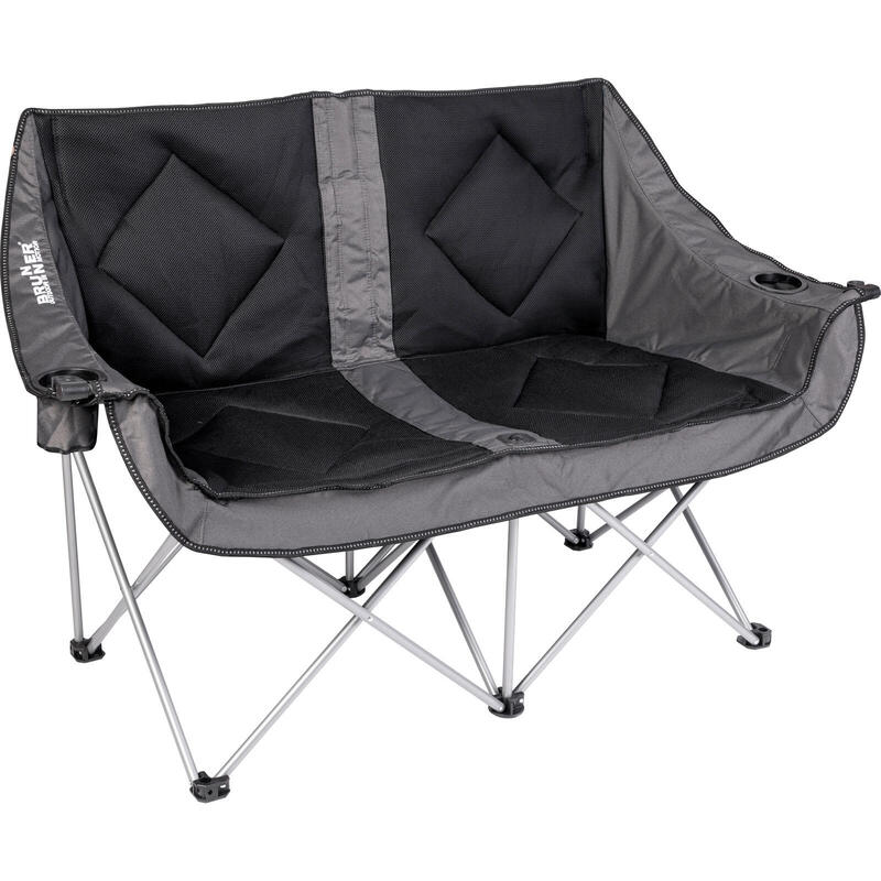 Sofá de camping Action 3D doble salón 2 personas silla plegable 200 kg