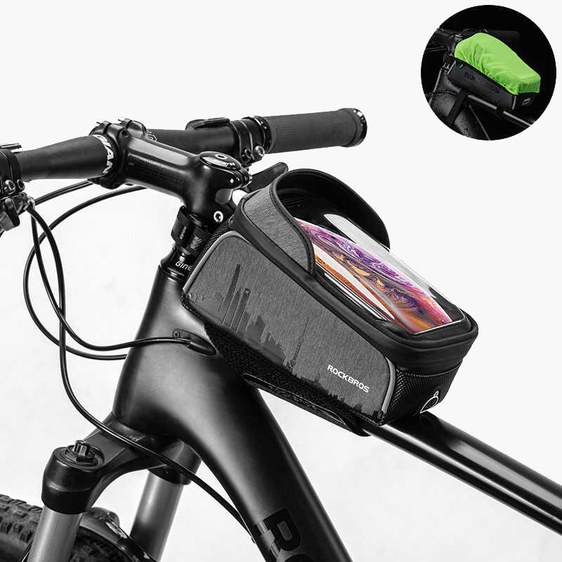 Torebka na telefon na ramę rowerową Rockbros 017-5