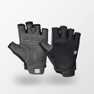 Sportful matchy korte vrouwenhandschoenen zwart