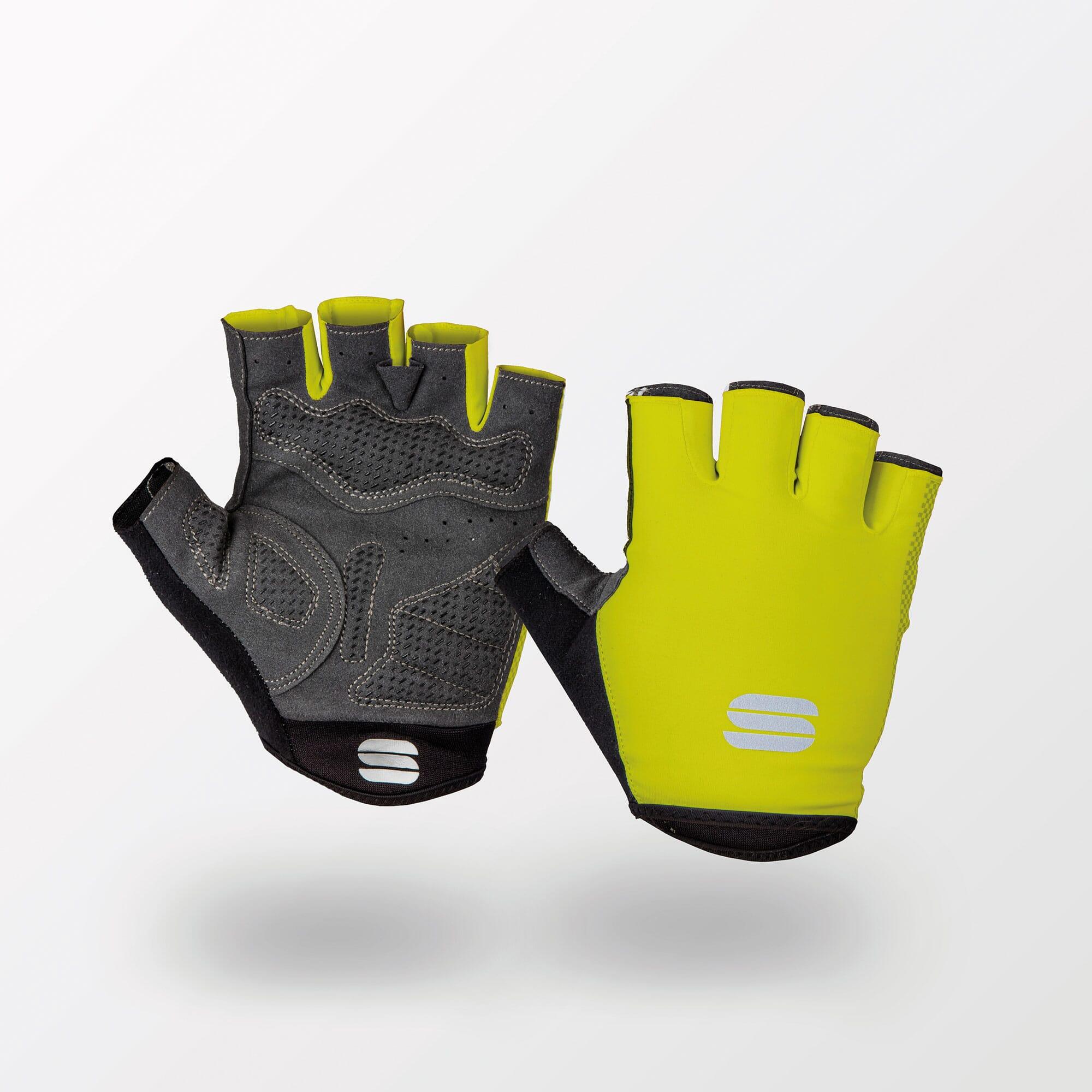 Sportful - Gants Sans Doigts - Race - Mitaines - Jaune - S - Decathlon