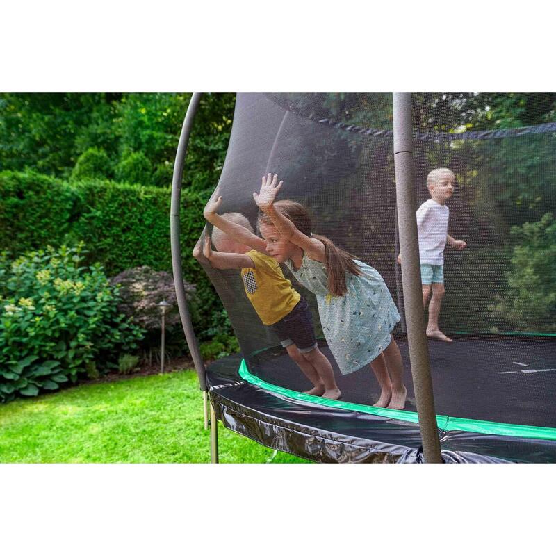 Trampolina Hop-Sport 10ft (305cm)  z siatką zewnętrzną - 3 nogi