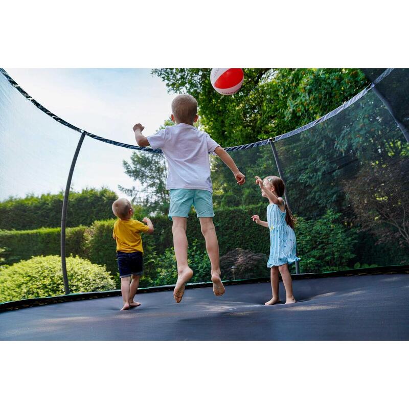 Trampolina Hop-Sport 8ft (244cm) z siatką zewnętrzną