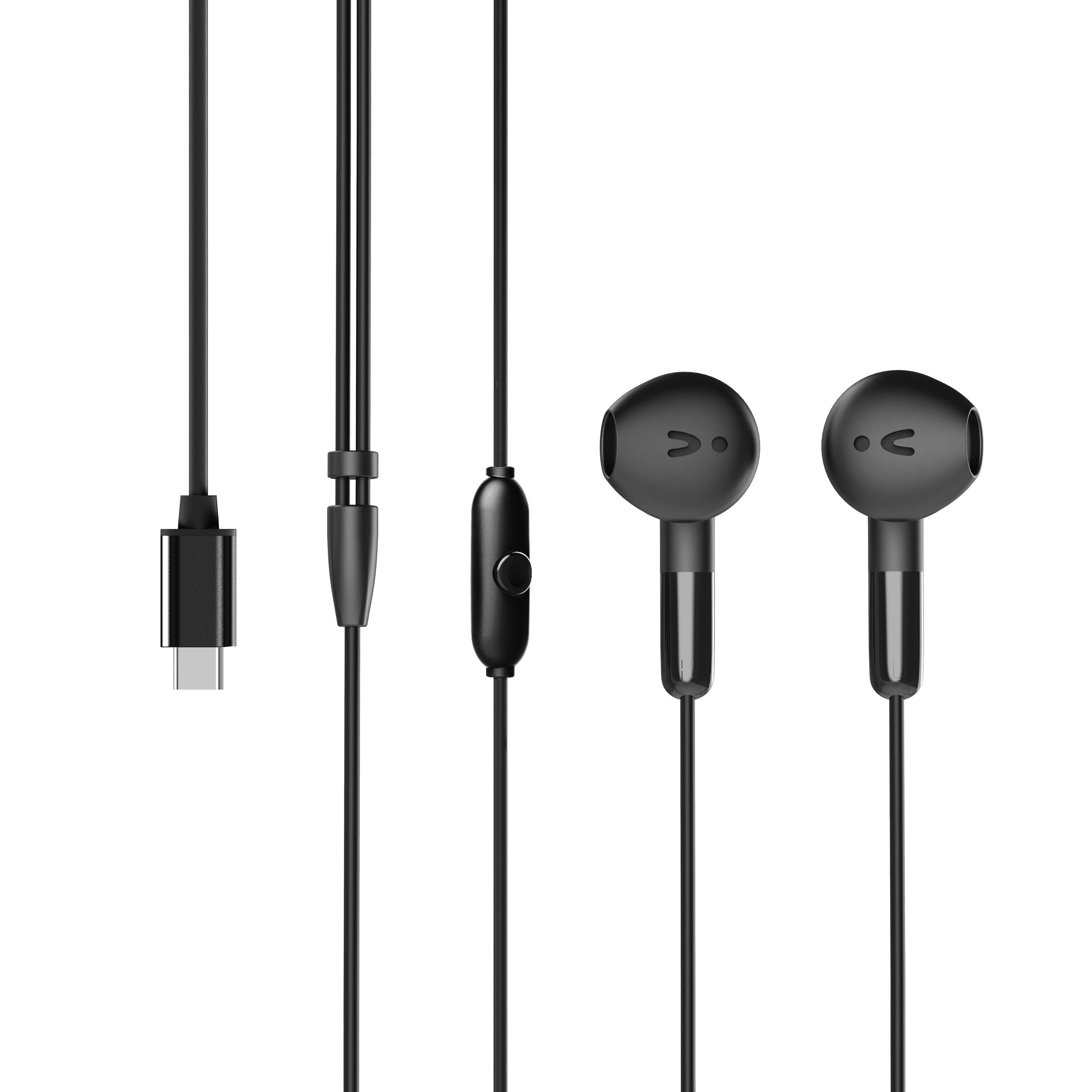 muvit for charge auriculares estéreo E58 Tipo C negros 5/5