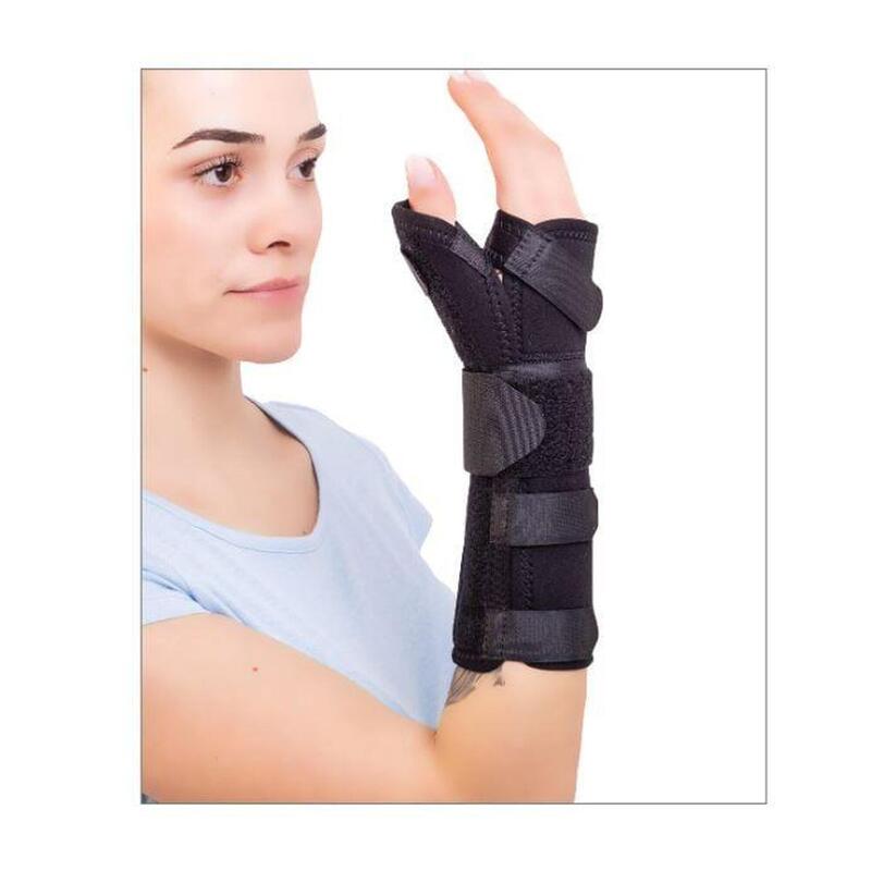 Orteza incheietura mainii fixa, Triamed, Triacarp M Finger, Negru, Membru drept