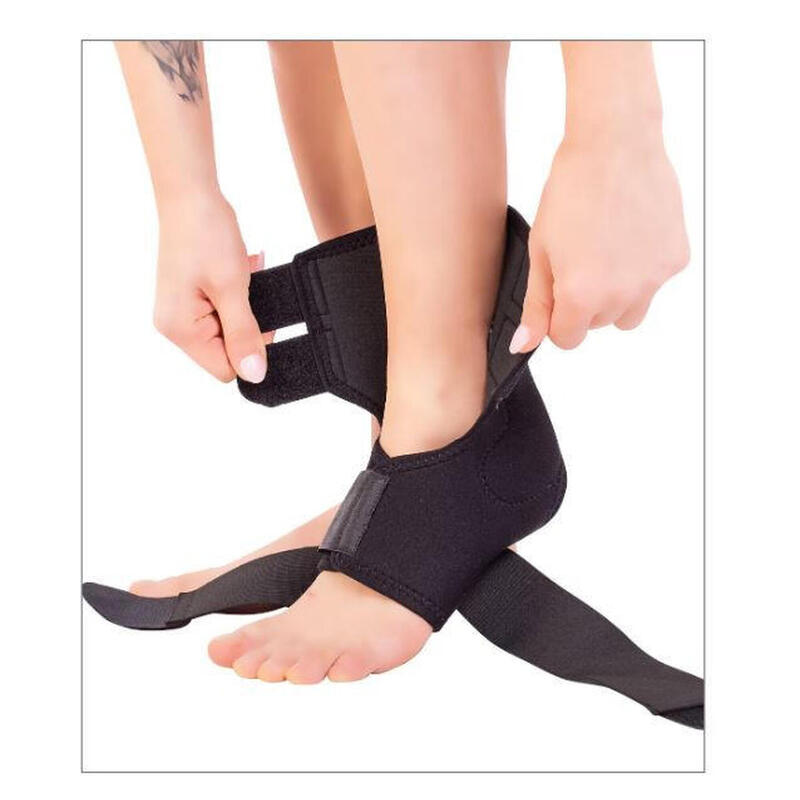 Orteza de glezna mobila cu suport elastic, Triamed Malleofix Plus, Negru