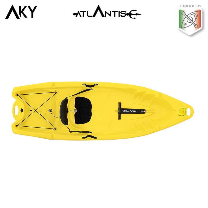Kayak - canoa Atlantis AKY - cm 240 - pagaia e schienalino -adulto + bambino