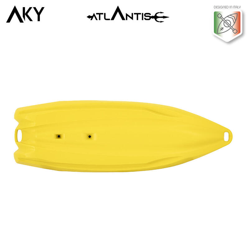 Kayak - canoa Atlantis AKY - cm 240 - pagaia e schienalino -adulto + bambino