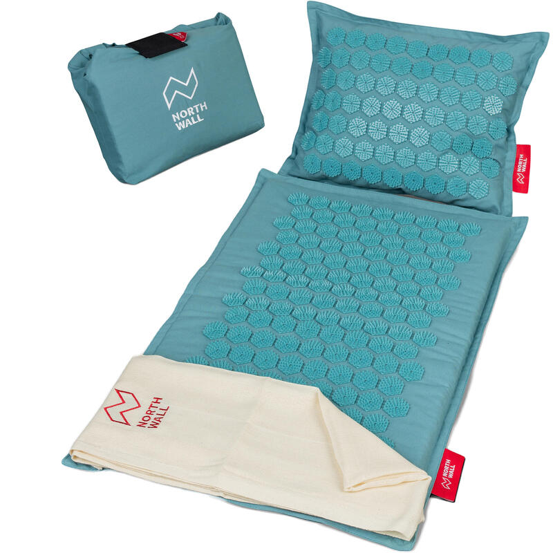 Esterilla De Acupresión con almohada y bolsa - Shakti Mat - ECO