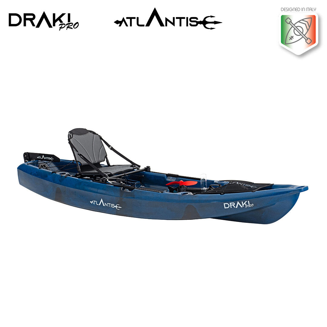 Kayak-canoa Atlantis DRAKI PRO - pedali ad elica - cm 320 3/7