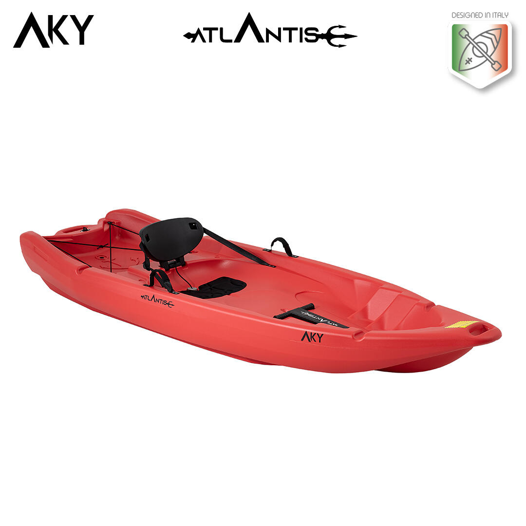 Kayak - canoa Atlantis AKY - cm 240 - pagaia e schienalino -adulto + bambino 2/7