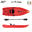 Kayak - canoa Atlantis AKY - cm 240 - pagaia e schienalino -adulto + bambino