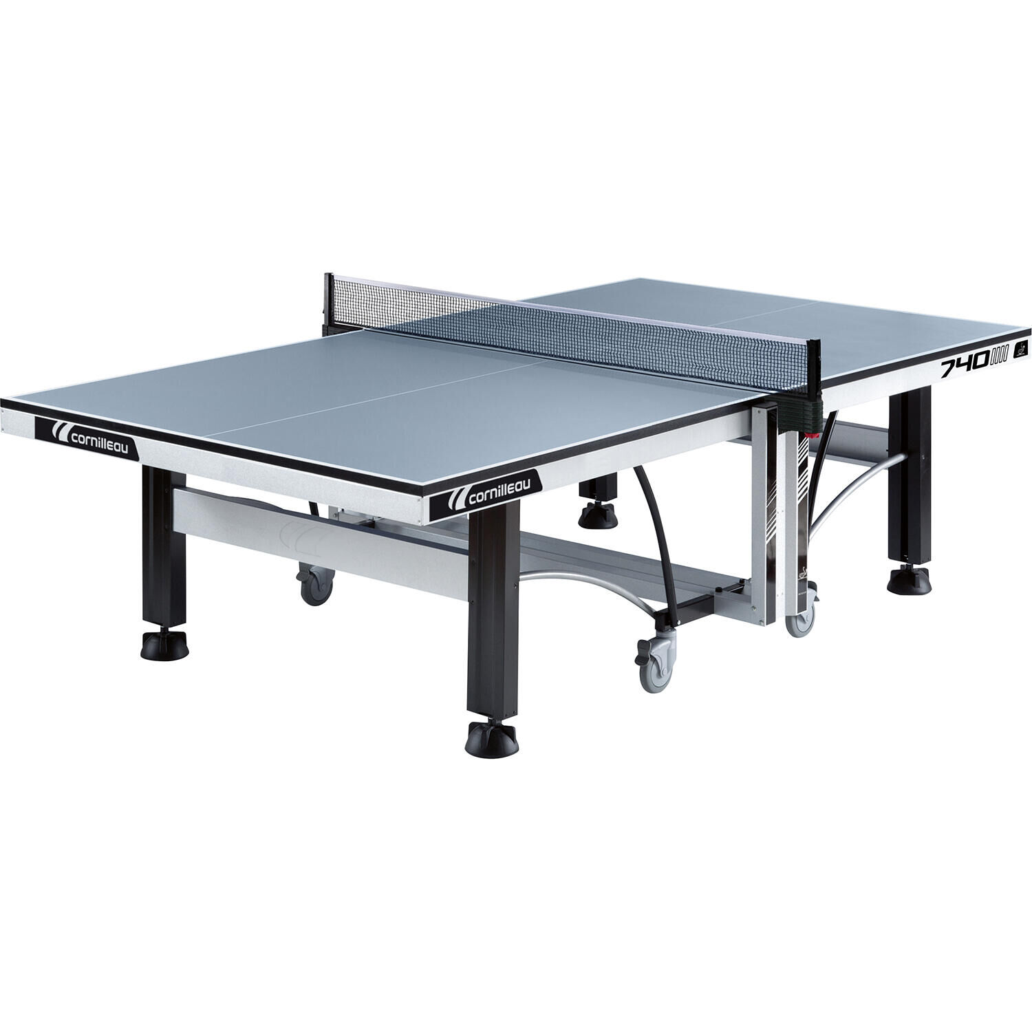 CORNILLEAU 740 ITTF Indoor Table Tennis Table - Grey