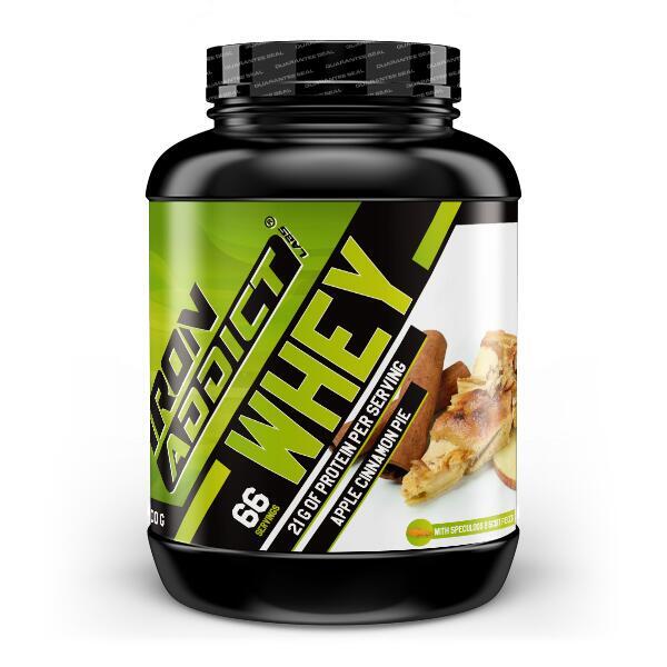 Addict Whey - 2kg Pastel de Manzana y Canela de Iron Addict Labs