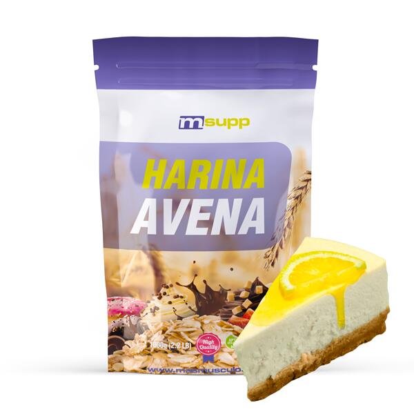 Harina de Avena - 1Kg Tarta de Queso con Limon de MM Supplements