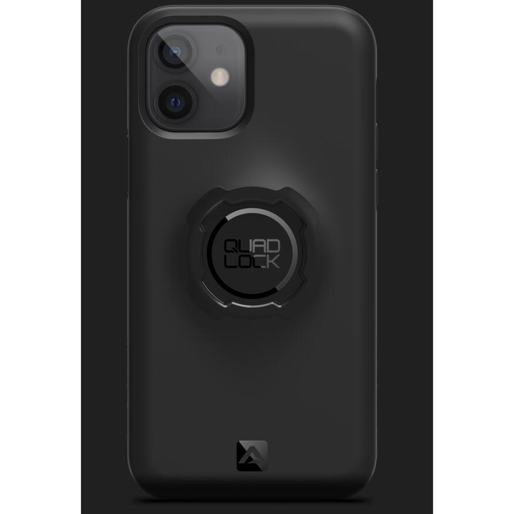 Quad Lock - Coque Pour Téléphone Apple Iphone 12/12 Pro - Quad Lock D’origine - Couleur Noir - Support Smartphone - Noir - Taille Unique - Decathlon