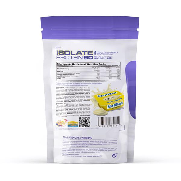 Isolate 90 CFM - 500 g Natillas de Vainilla de MM Supplements