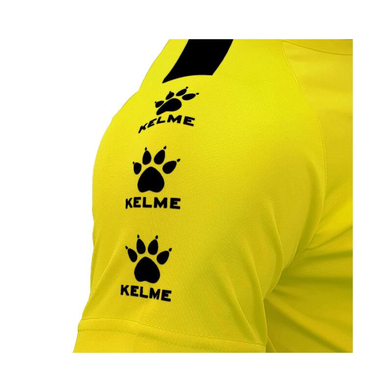 Kelme Camisola de manga curta Lince Camisola unissexo amarela Lince