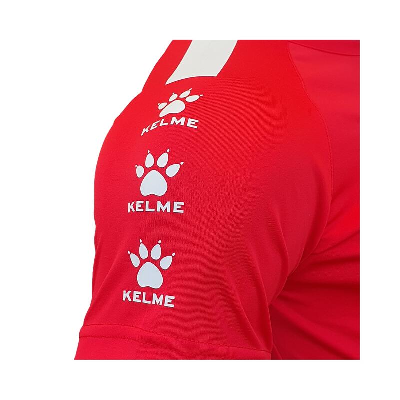 Camiseta Manga Corta Kelme Camiseta Lince Unisex En Color Rojo