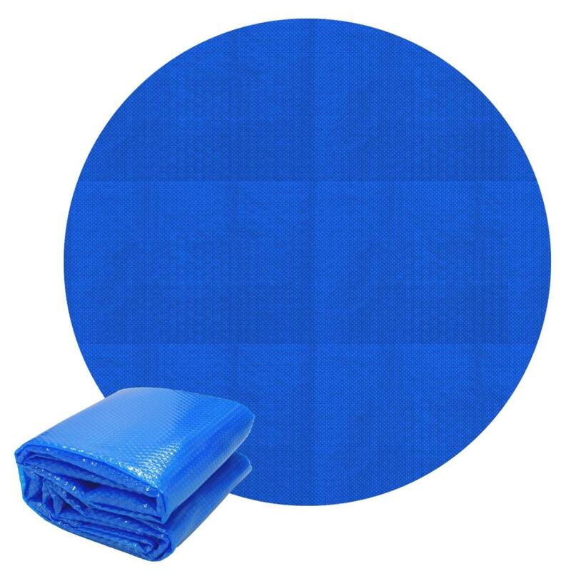 Lámina solar para piscina redonda Ø 3,6m 140µm Azul