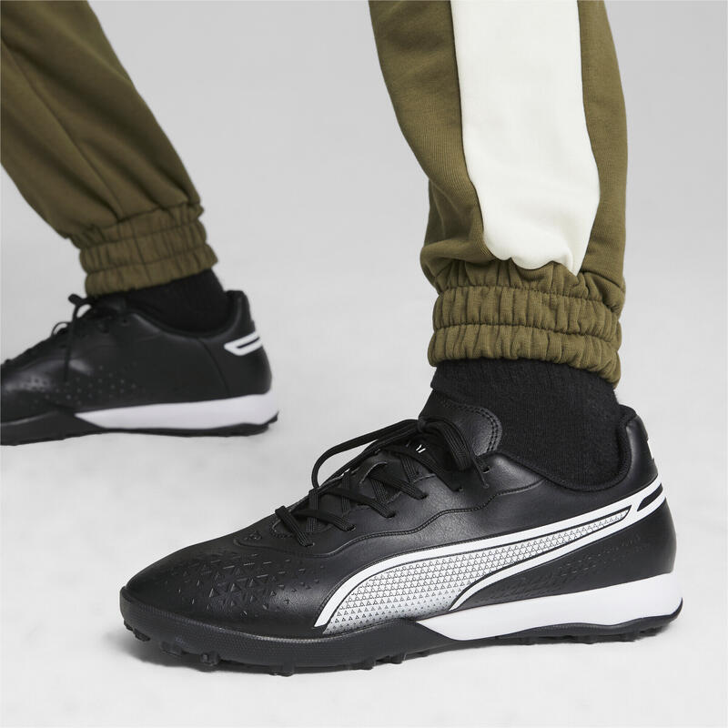 Ghete de fotbal unisex Puma King Match Tt, Negru