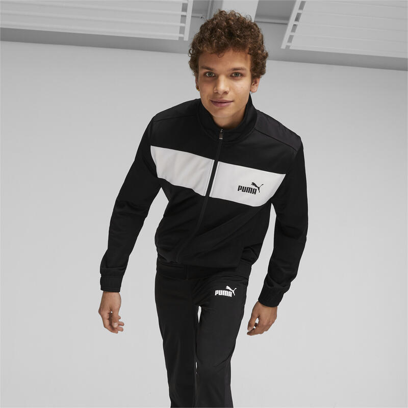 Fato de treino Puma Tracksuit Puma Poly CL, Preto, Homens