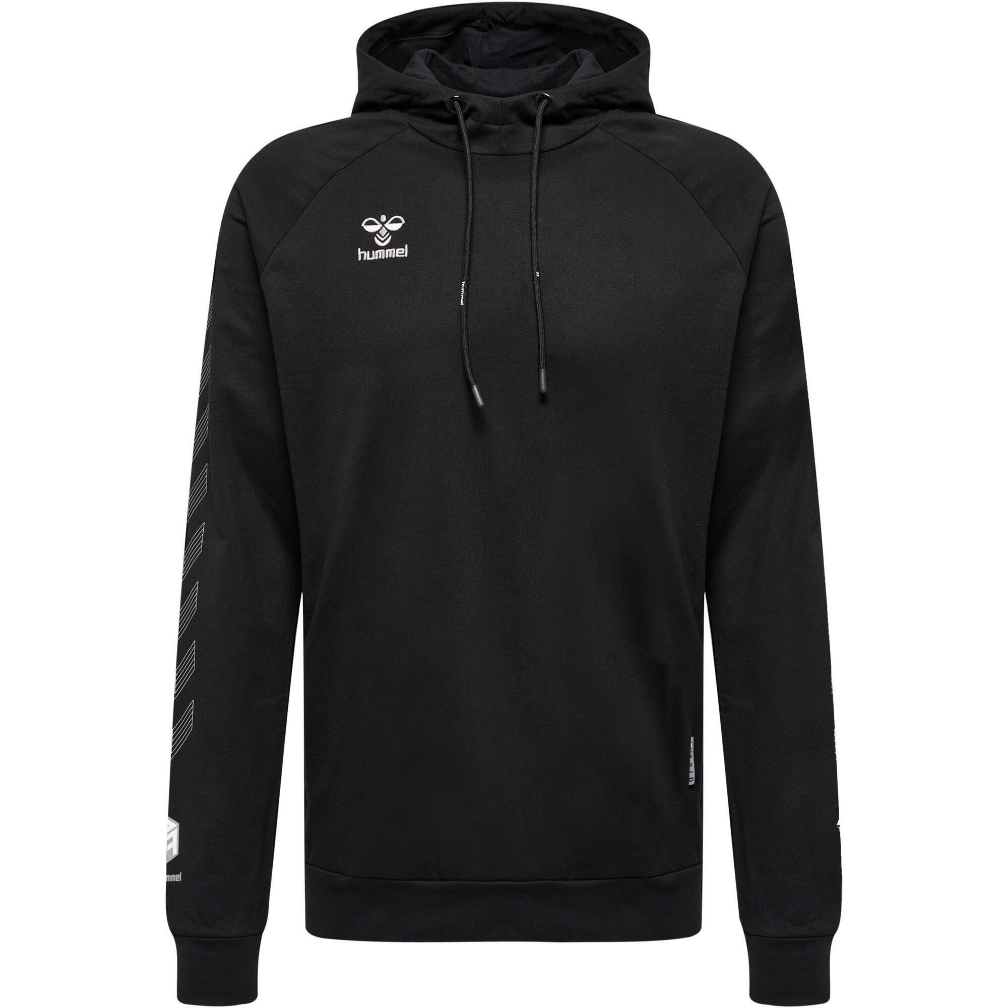 Bawełniana bluza z kapturem Hummel Move Grid