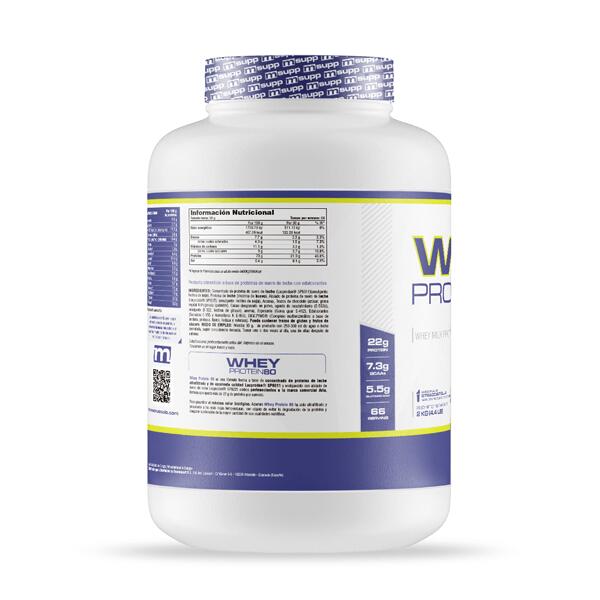 Whey Protein80 - 2 Kg Stracciatella de MM Supplements