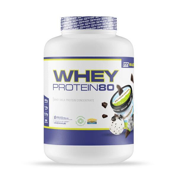Whey Protein80 - 2 Kg Stracciatella de MM Supplements