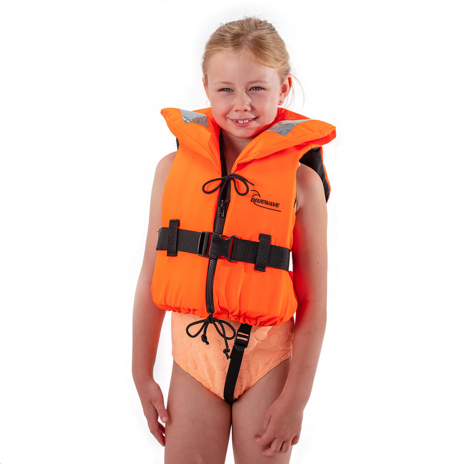 Bluewave Kids 100N Orange Foam Lifejacket | Decathlon