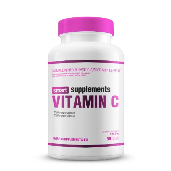 Vitamina C 1000mg - 90 Cápsulas de Smart Supplements