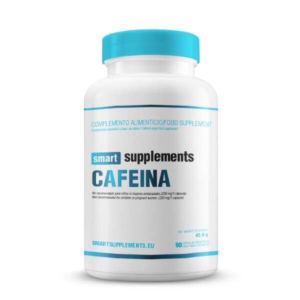 Cafeína 200mg - 90 Cápsulas Vegetales de Smart Supplements