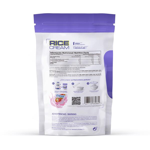 Rice Cream (Crème de Riz) - 1kg Fraise de MASmusculo 3/6