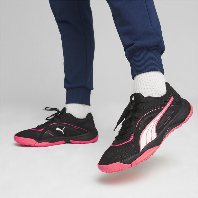 Chaussures de sport en salle Solarstrike II PUMA Black Fire Orchid White Red