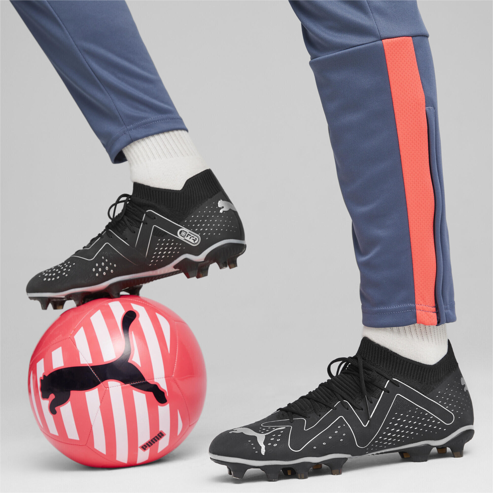 FUTURE MATCH FG/AG Fußballschuhe Herren PUMA Black Silver Metallic 2/7