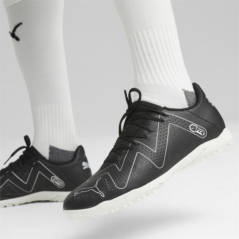 Botas de fútbol FUTURE PLAY TT Hombre PUMA Black Silver Metallic