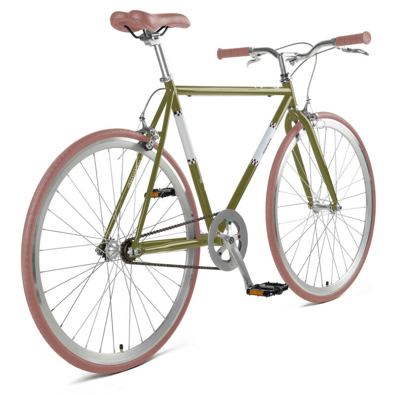 Vélo de villeCheetah Bohemian 3.0 1sp  Vert Olive 54