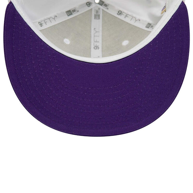 Casquette Snapback 9FIFTY NBA Los Angeles Lakers Crown Patches Unisexe NEW ERA 4/6