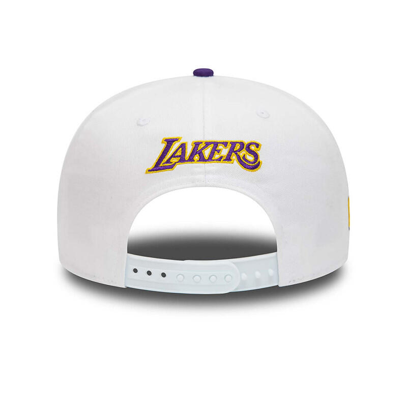 Casquette Snapback 9FIFTY NBA Los Angeles Lakers Crown Patches Unisexe NEW ERA 3/6