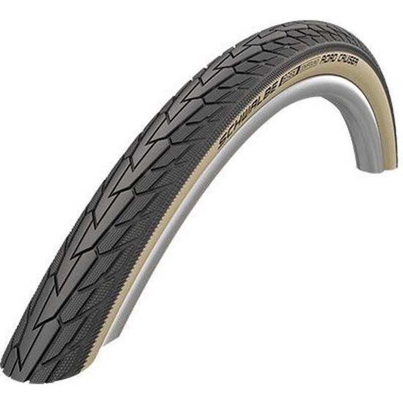 Pneu rígido Schwalbe Road Cruiser 26x1,75 K-Guard Green Compound Hs484 Twinskin