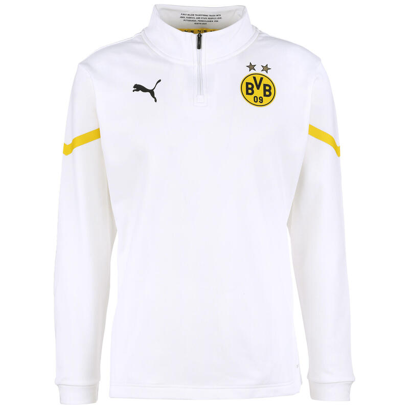 Sweatshirt Borussia Dortmund Prematch 1/4 Zip Herren PUMA