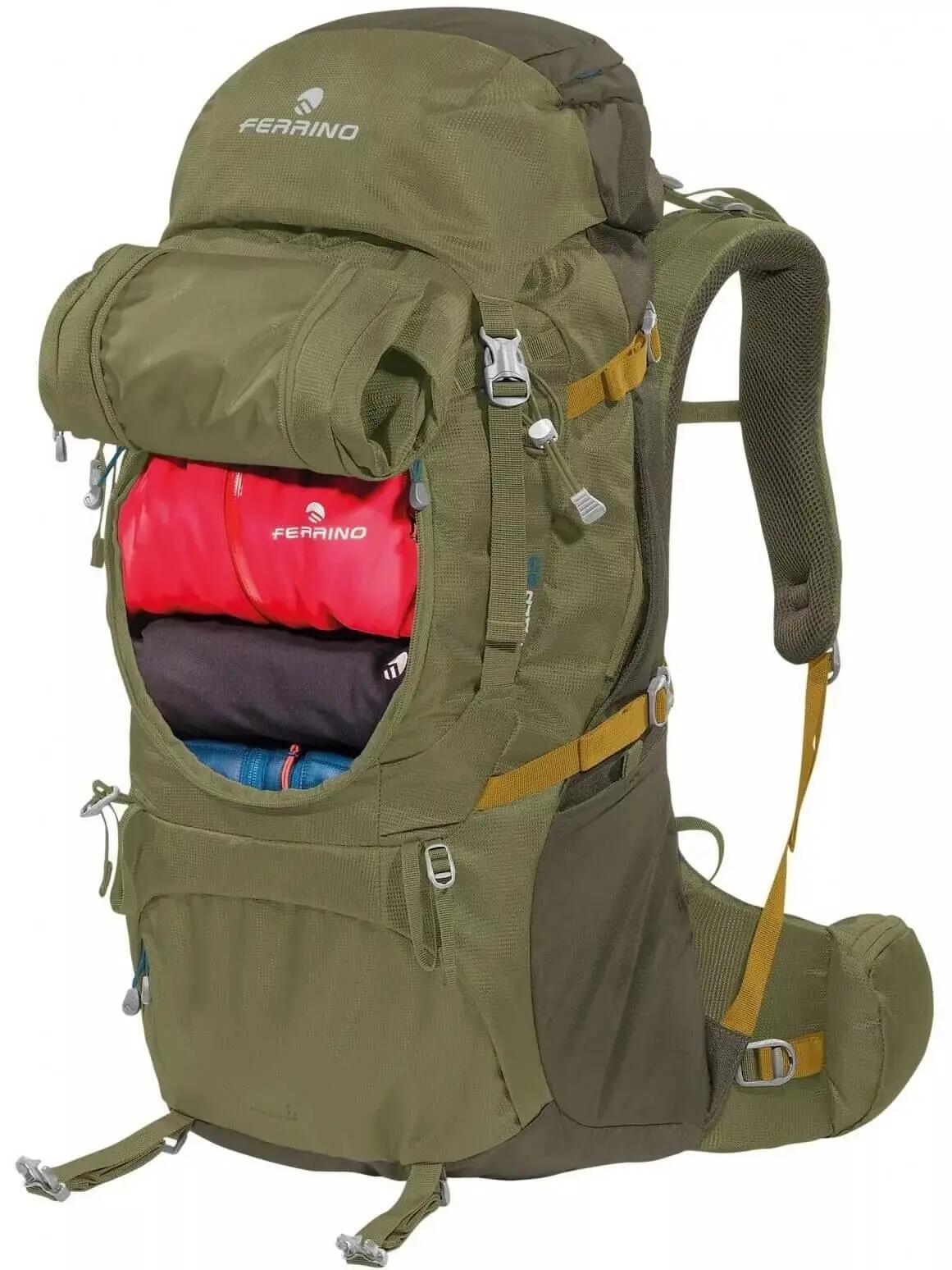 ZAINO TRANSALP 60 COL VERDE 2/4