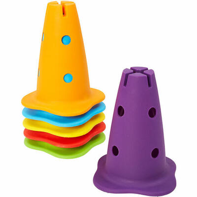 Boje-Set Bausteine Gonge 6 Stück, farbig