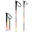 Outdoor Trail Carbon 4 Trail Running Pole (Trail Ultra Cross) - Black/Orange