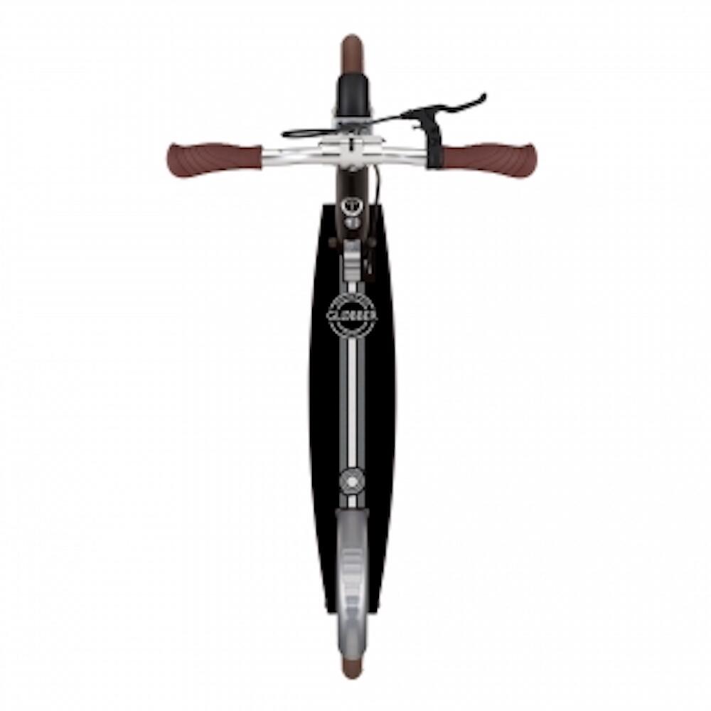 NL205 Deluxe Big Wheels Foldable Kick Scooter - Vintage Black